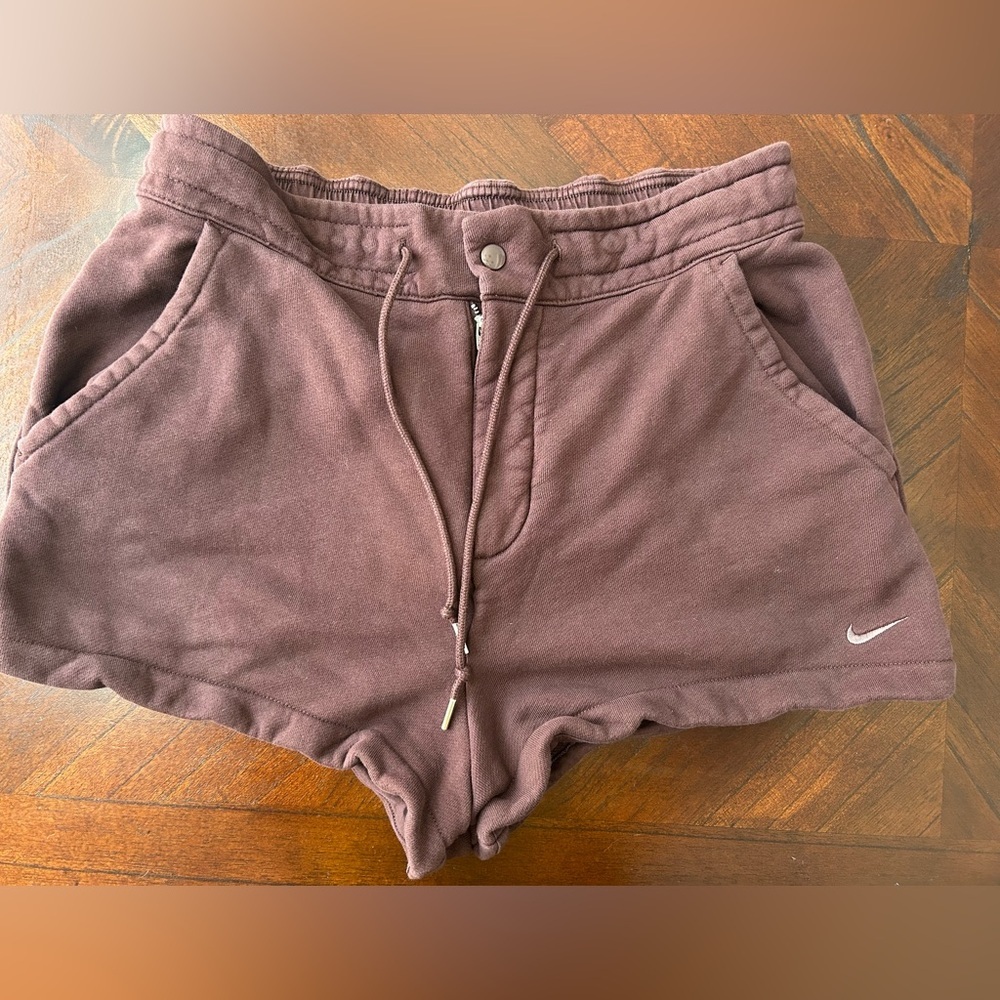 Nike Women's Maroon Athletic Shorts